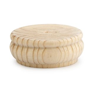 Bunfoot, H32mm x 80mm, Raw Pine