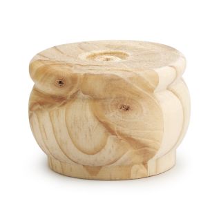 Bunfoot, H45mm x 65mm, Raw Pine