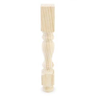 Shelf Coffee Table Leg, H450mm x 65mm x 65mm, Raw Pine