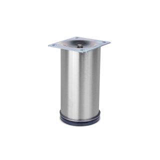 Straight Round Leg, Eco, H100mm x 50mm, Stainless Steel