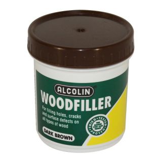 Alcolin Woodfiller, Dark Brown, 200g