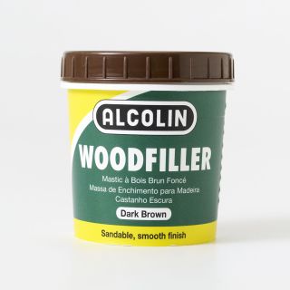 Alcolin Woodfiller, Dark Brown, 200g