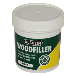 Alcolin Woodfiller, White, 400g