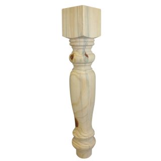Classic Table Leg, H750mm x 130mm, Raw Pine