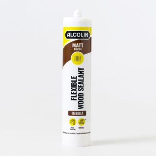 Alcolin Flexible Wood Sealant, Imbuia, 280ml