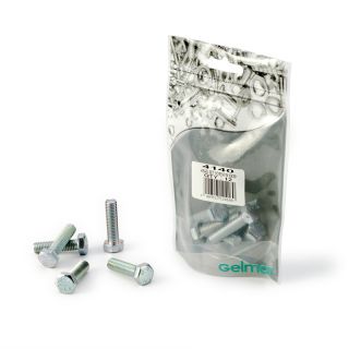 Hex Set Screw Bolts, M8 x 30mm, 12 Pieces