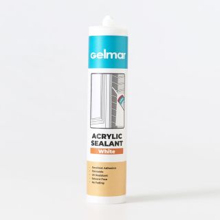 Gelmar Acrylic Sealant, White, 280ml