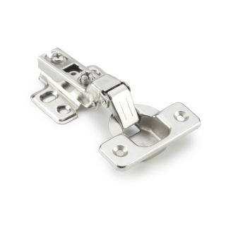 Hinge, Eco, Half Overlay 110°, 10mm, 4 Hole Plate