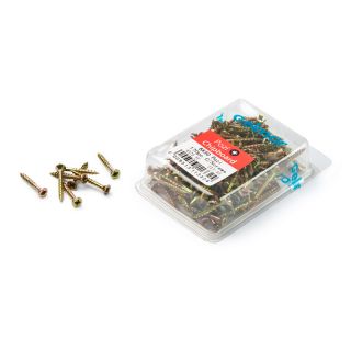 Chipboard Screws, Pozi, No.6, 3.5mm x 30mm, 170 Pieces