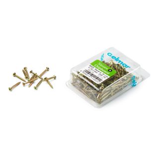 Chipboard Screws, Square, No.4, 3mm x 25mm, 200 Pieces