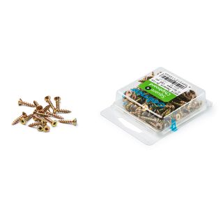 Chipboard Screws, Square, No.6, 3.5mm x 19mm, 150 Pieces