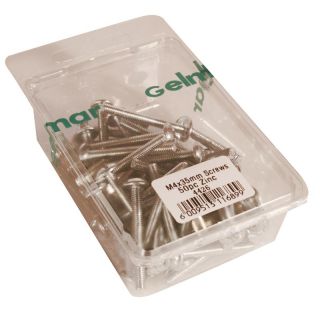 Machine Screws, M4 x 35mm, 50 Pieces