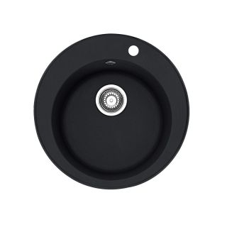 Franke, Ronda, Fragranite, Prep Bowl with Tap Hole, Onyx, 400mm, ROG610-41
