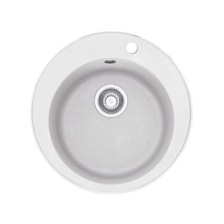 Franke, Ronda, Fragranite, Prep Bowl with Tap Hole, Polar White, 400mm, ROG610-41