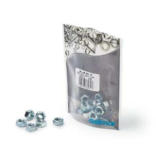 Hex Nuts, High Tensile, M8 x 13mm, 20 Pieces