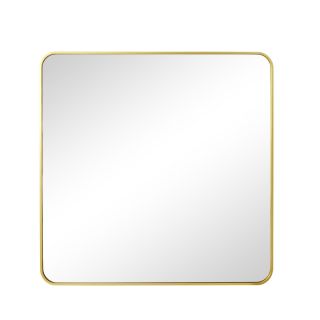 Mirror, Square, Gold Frame, 800mm x 800mm