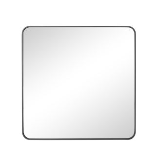Mirror, Square, Black Frame, 800mm x 800mm
