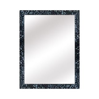 Mirror, Black, Textured, 700mm x 500mm