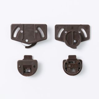 Runners and Guides, Brown, 4 Pieces