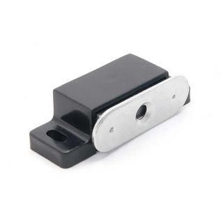 Magnetic Catch, Black, Plastic, 10 Pieces