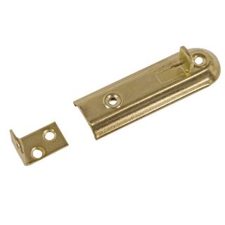 Cupboard Bolt, Yellow Passivated Steel, 4 Pieces