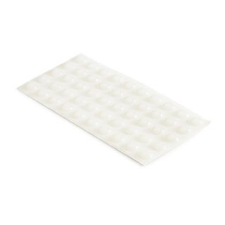 Stick on Door Bumpers, 9mm x 3mm, Rubber, Clear, 50 Pieces