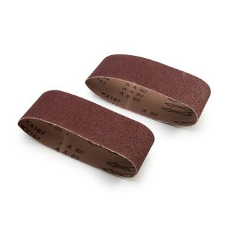 Sanding Belt, 75mm x 533mm, P60, 2 Pieces