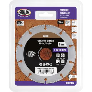 Circular Saw Blade, Wood Cutting for Angle Grinder, 115mm x 1mm