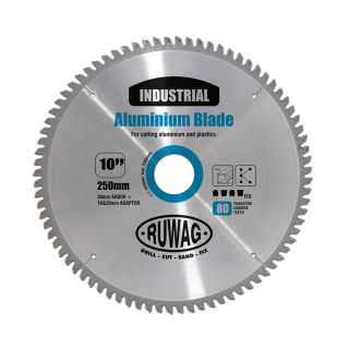 Circular Saw Aluminium Blade, TCT, 80T, 250mm x 30mm Bore
