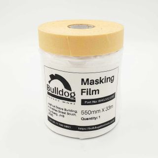 Masking Film Roll, Pre-Taped, 550mm x 33m
