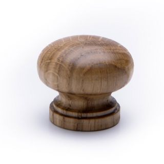 Knob, Lacquered Oak, 43mm
