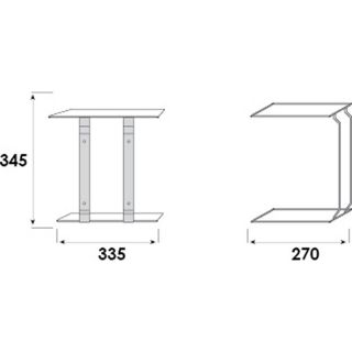 Bin Bracket, Black, for 32 Litre Bins