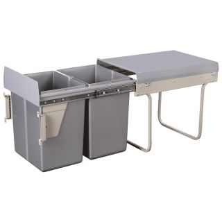 Double Pull Out Bin with Front Connector, 2 x 20 Litre