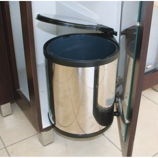 Door Mounted Bin, Stainless Steel, 14 Litre