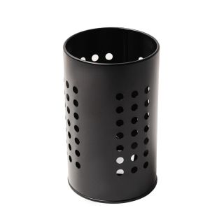 Perforated Cutlery Holder, Black