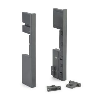 Starbox Slim Drawer Front Ends, Grey, H171mm, 1 Pair