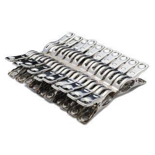 Clips, Stainless Steel, 20 Pieces