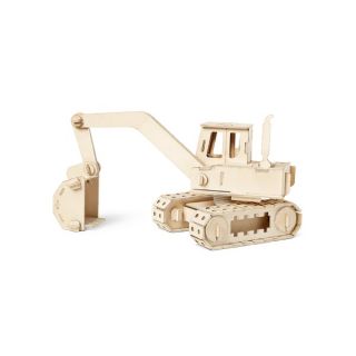 Puzzle, Excavator, Plywood