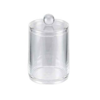 Cosmetic Organiser, Round, Clear, 108mm x 70mm