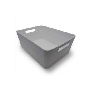 Storage Basket, Grey, 12L