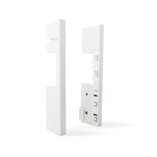 Starbox Slim Drawer Front Ends, White, H171mm, 1 Pair