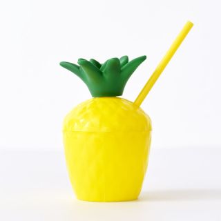 Cup, Pineapple with Straw