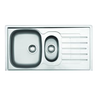 Franke, Cascade, Inset, Single Bowl with Tidy, 925mm x 500mm, CDX651