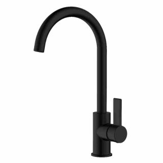 Franke Highline Swivel Sink Mixer, Matt Black