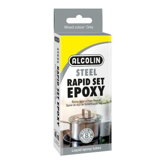 Alcolin Rapid Set Epoxy, Steel