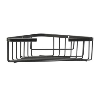 Corner Shelf, Stainless Steel, Black