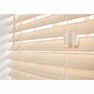 50mm x 1200mm x 1600mm, Limewash, Fauxwood Venetian Blind