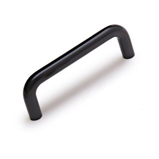 Thin Dee Handle, Plastic, Black, 96mm