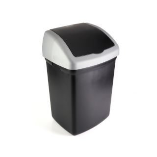 Addis Flip Top Bin, Black, 32L