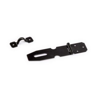 Hasp & Staple, Black, 75mm
